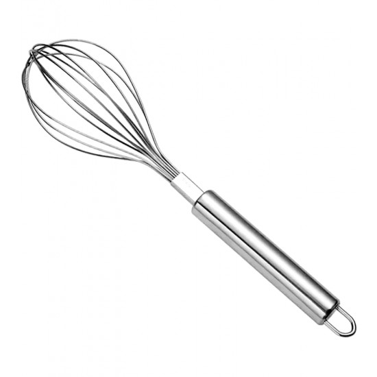 Batedor Manual 24CM Para Ovos Fouet Aço Inox